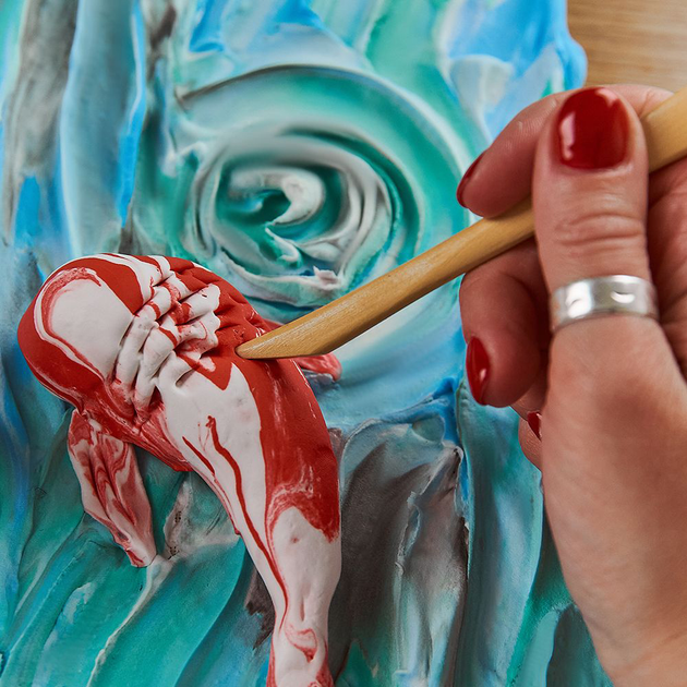 Zestaw kreatywny Okto Karpie koi 30 x 40 cm (4820199475344) - obraz 5