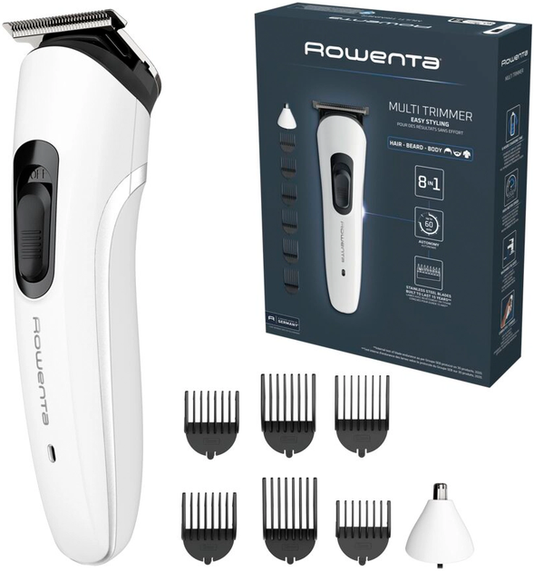 Триммер Rowenta Trim & Style 8 в 1 TN8934E0 - изображение 4
