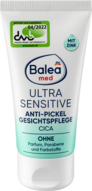 Krem do twarzy Balea Med Ultra Sensitive na trądzik 50 ml (4066447236996) - obraz 2