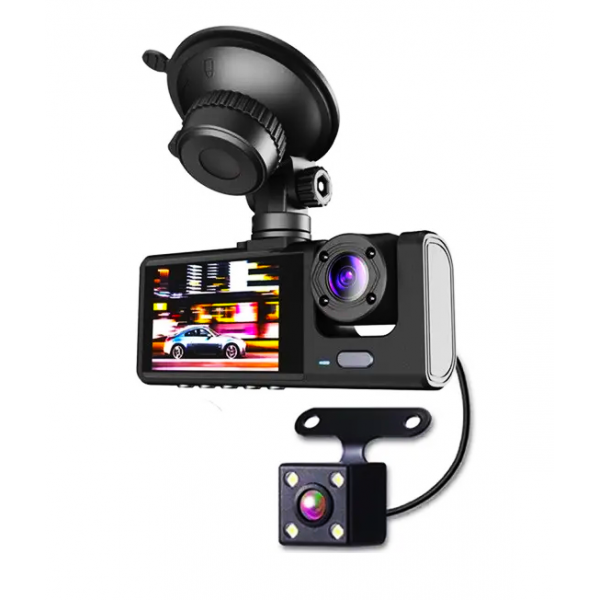 Відеореєстратор Full HD на 3 камери DVR C1 CarDvrCam - изображение 3