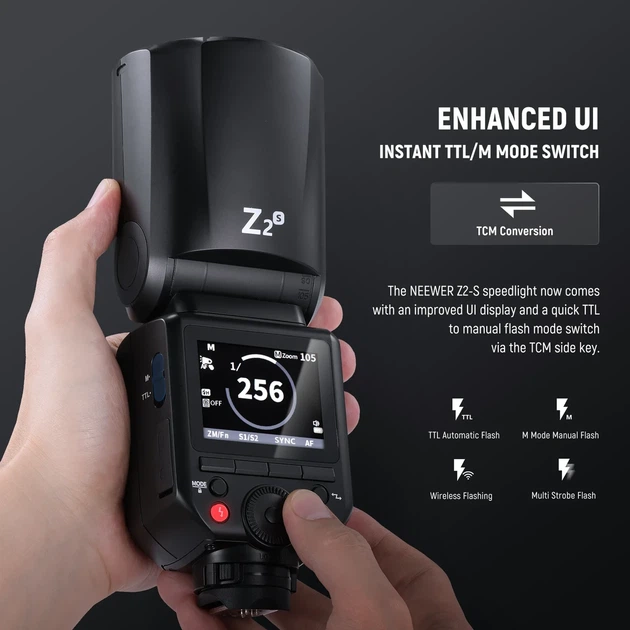 Накамерная вспышка Neewer Z2-S TTL с диффузором для камер Sony - Фото 2 Накамерная вспышка Neewer Z2-S TTL с диффузором для камер Sony - изображение 2