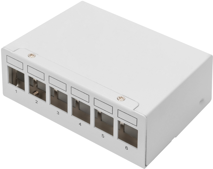 Патч-панель Digitus 6-port 1U 10" (DN-93716) - зображення 1