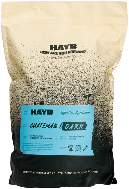 Кава в зернах Hayb Gwatemala Espresso Dark 1 кг (5904844570178) - зображення 1