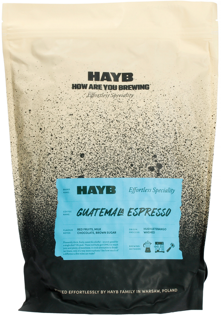 Кава в зернах Hayb Gwatemala Espresso 1 кг (5904844570055) - зображення 1