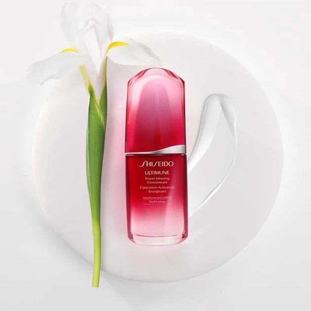 Cтимулюючий захисний концентрат для обличчя Shiseido Ultimune Power Infusing Concentrate 50 мл - зображення 3