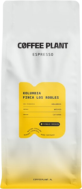 Kawa ziarnista Coffee Plant Colombia Finca Los Robles Espresso 1 kg (5904800240831) - obraz 2