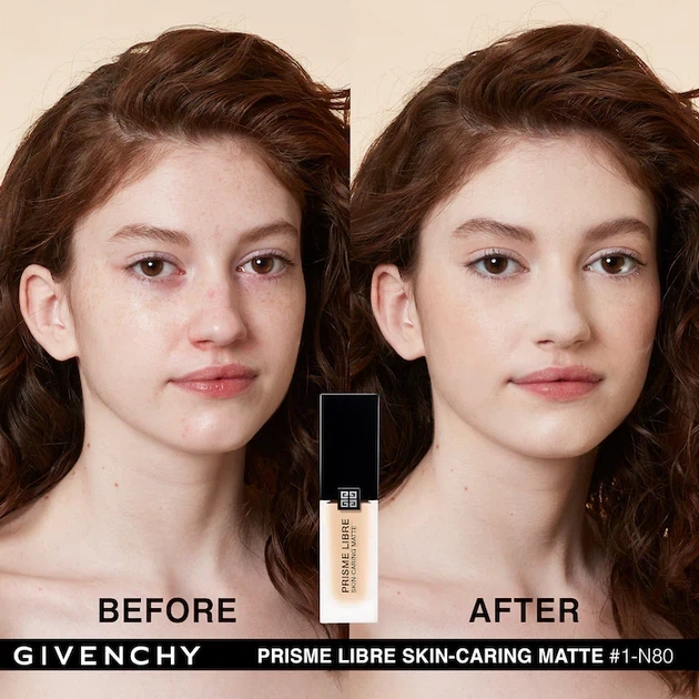 Тональная Основа Givenchy Prisme Libre Skin Caring Matte Foundation N150 30 Тестер - изображение 7