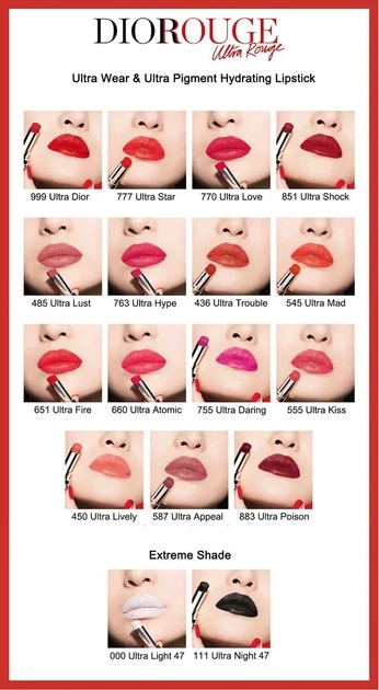 Помада для губ Dior Rouge Dior Ultra Rouge 770 — Ultra Love, без коробки - зображення 5
