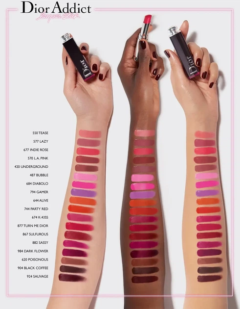 Помада для губ Dior Addict Lacquer Stick 744 - Party Red – купить