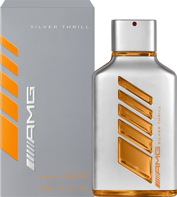 Woda perfumowana dla mężczyzn Mercedes-Benz AMG Silver Thrill 100 ml (3595471095329) - obraz 2