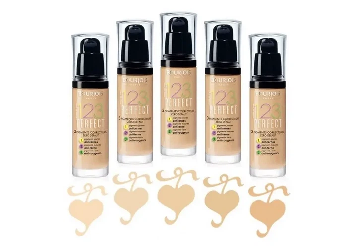 Тональна Основа Bourjois 123 Perfect 51 30 Vanille Clair Ванільний Світлий - зображення 6