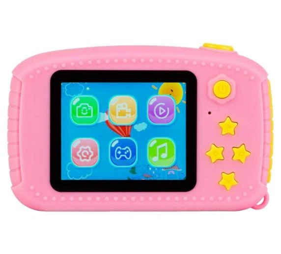 Детская цифровая фотокамера Smart Kids Camera фотоаппарат Розовый - изображение 2