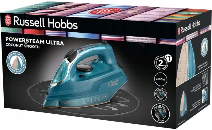 Утюг Russell Hobbs Powersteam Ultra Coconut Smooth 26340-56 - изображение 7