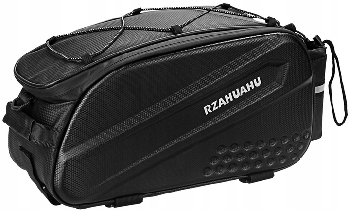 Torba rowerowa Rzahuahu WYA36Y7S na bagażnik 10 l Black (5907769360831) - obraz 1