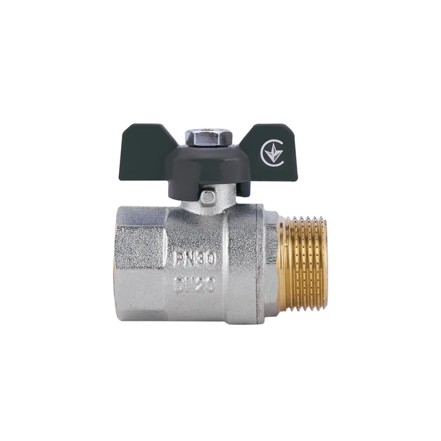Кран шаровой SD Plus 3/4" ВН для воды (бабочка) SD607W20 - изображение 3