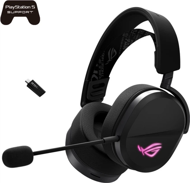 Навушники ASUS ROG Pelta Black (90YH0410-BHUA00) - зображення 2