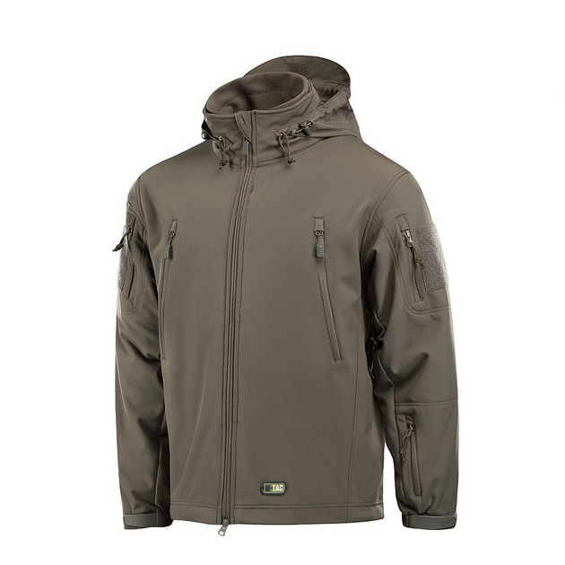 Куртка M-Tac Soft Shell з підстібкою олива розмір 2XL - зображення 1