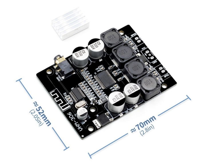 Аудио усилитель TPA3118 2x30Вт 9-26В Bluetooth 4.2 - Фото 3 Аудио усилитель TPA3118 2x30Вт 9-26В Bluetooth 4.2 - изображение 3
