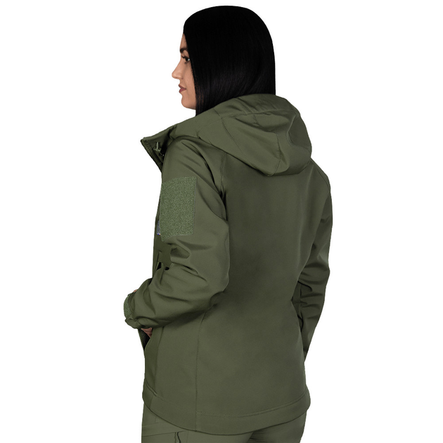 Демисезонная женская Куртка Camotec Stalker SoftShell олива размер M - изображение 2