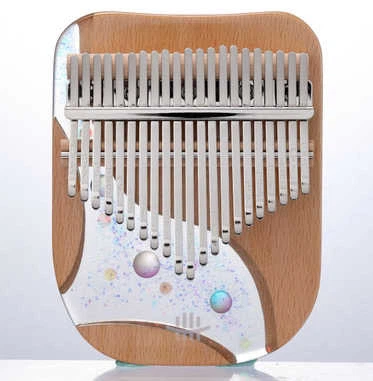 Калимба Музыкальный Инструмент Океан Жемчужина 17 key /язычков Kalimba White Queen Pearl - изображение 7