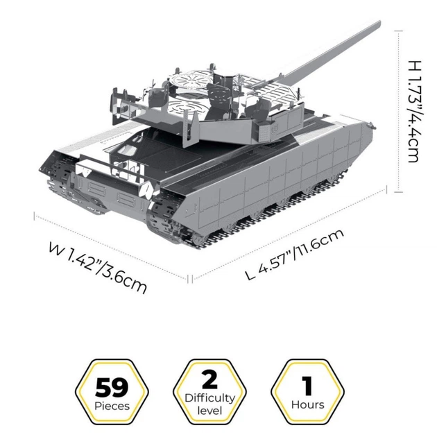 Конструктор Metal Time коллекционная модель Oplot T-84 [98846] - изображение 2