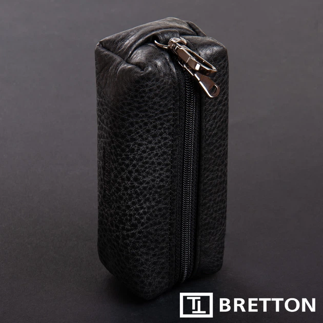 Кожаная ключница Bretton Black Edition мягкая натуральная кожа PR-230801-37822 черный - Фото 3 Кожаная ключница Bretton Black Edition мягкая натуральная кожа PR-230801-37822 черный - изображение 3
