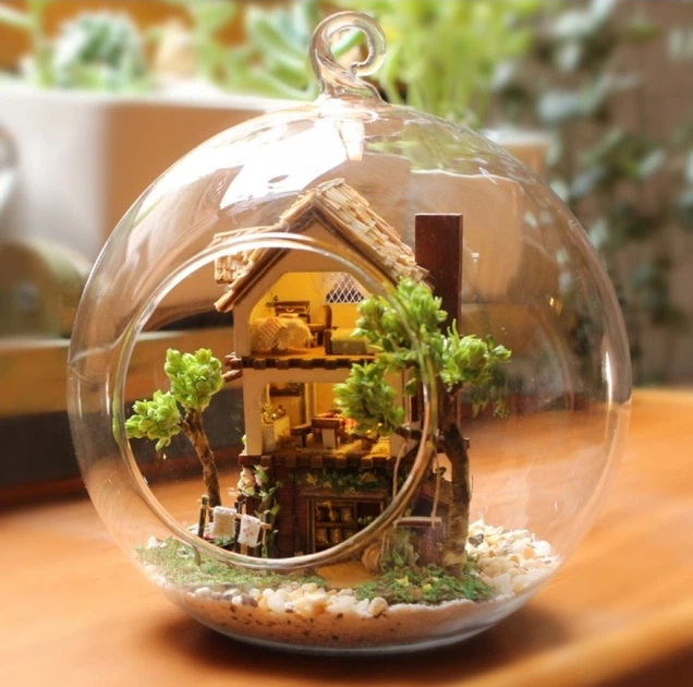 Румбокс - шар интерьерный 3D конструктор Mini series Cuteroom DIY Forest Dream Islands 2001 + подставка - Фото 6 Румбокс - шар интерьерный 3D конструктор Mini series Cuteroom DIY Forest Dream Islands 2001 + подставка - изображение 6