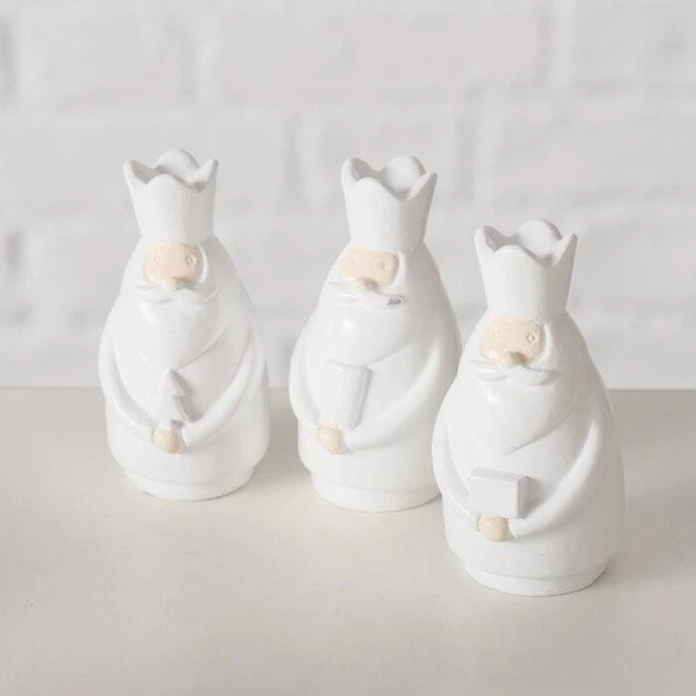 Різдвяний вертеп Boltze Serua мінімалістичний 10 фігурок 18,2 см (4066076431120) - зображення 6