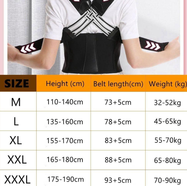 Коректор постави Real Doctors Posture Support Brace L Чорний (KG-11604) - зображення 4