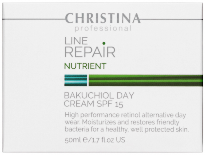 Денний крем Christina Line Repair Nutrient Bakuchiol SPF 15 захисний 50 мл (7290100368671) - зображення 2