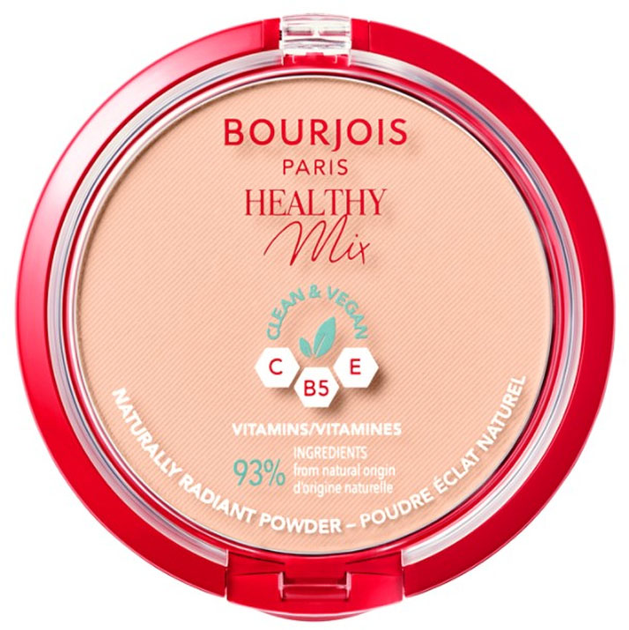 Акція на Компактна пудра Bourjois Healthy Mix вітамінна Clean&Vegan №003 Rose Beige 10 г від Rozetka