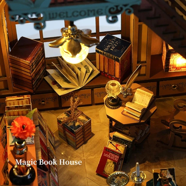 dombot1977 　6枚セット Румбокс Волшебная библиотека Magic Bookstore TSZH216 – игрушки с