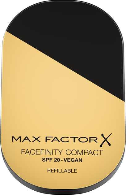 Акція на Компактна пудра для обличчя Max Factor Facefinity Reusable Compact №03 Natural Rose 10 г від Rozetka