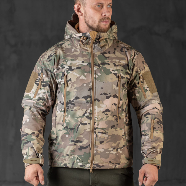 Водоотталкивающая Куртка Softshell Silver Knight Windstoper мультикам размер M - изображение 1