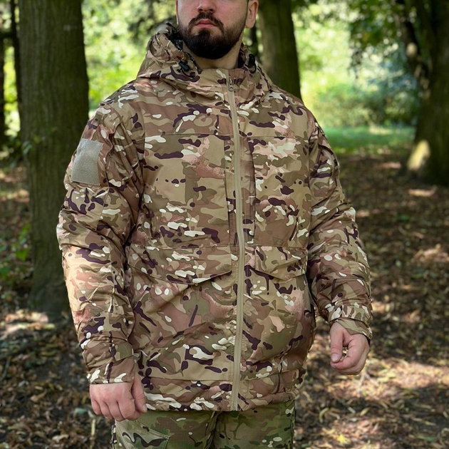 Чоловіча зимова Куртка з підкладкою Omni-Heat до - 35 °C / Парка з мембраною Gore-Tex мультикам розмір S - зображення 1