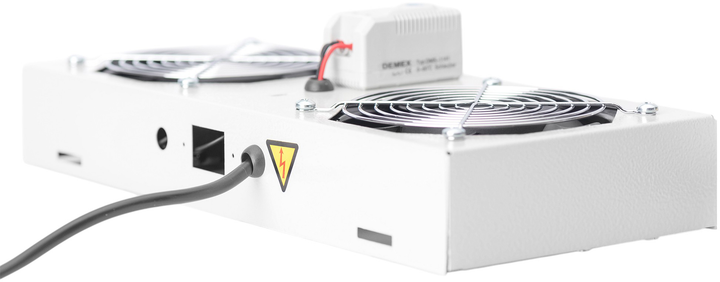 Moduł wentylatora Digitus DN-19 FAN-2-WM-T Grey - obraz 5
