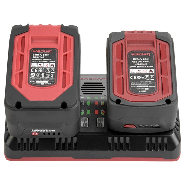Быстрое зарядное устройство двойное WORCRAFT CLC-20V-4.5D, 95Вт - изображение 3