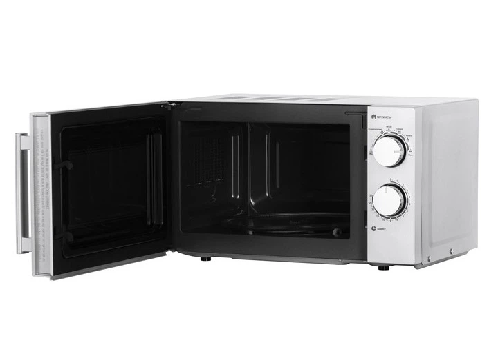 Мікрохвильова піч ARDESTO з механічним керуванням 800Вт/20л/відкр.ручкою Сріблястий (GO-S825S) - зображення 3