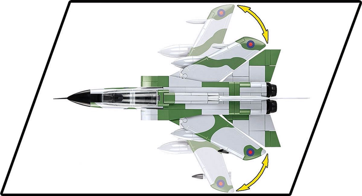 Klocki konstrukcyjne Cobi 5852 Armed Forces Panavia Tornado GR.1 wielozadaniowy myśliwiec 520 klocków (5902251058524) - obraz 5