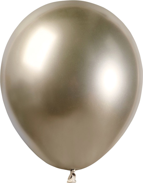 Balony Godan Chromowane AB50 13 cm 100 szt Szampańskie (8021886058512) - obraz 1