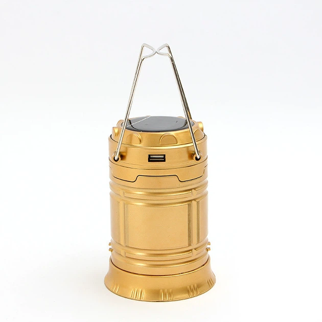 Фонарь кемпинговый RIAS CL-5800T на солнечной батарее Gold (3_01339) - изображение 4
