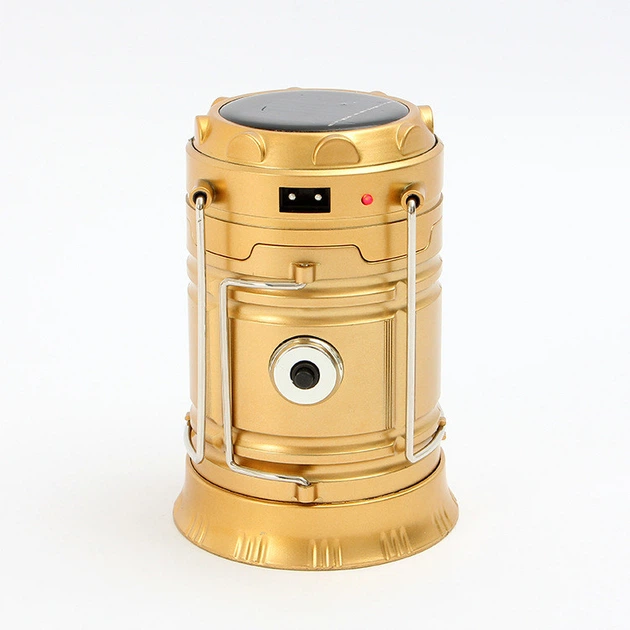 Фонарь кемпинговый RIAS CL-5800T на солнечной батарее Gold (3_01339) - изображение 5