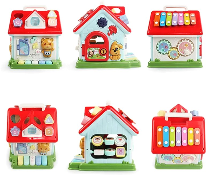 Domik-Sorter Sobebear z dźwiękiem i światłem Pianino (5901384732752) - obraz 4