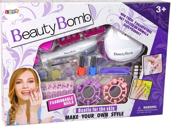 Zestaw do manicure Leantoys Beauty Bomb (5905214970291) - obraz 1