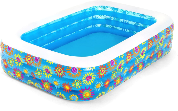 Nadmuchiwany basen dla dzieci Bestway Kwiaty 229 x 152 x 56 cm (6942138968101) - obraz 3