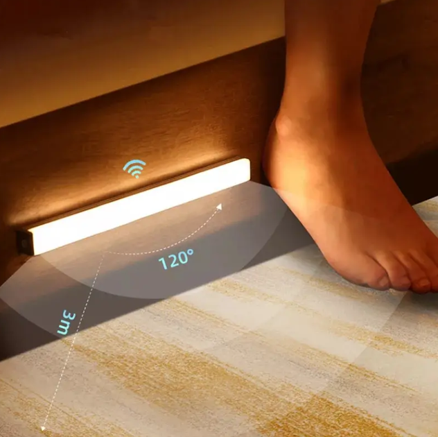 Универсальная электронная подсветка Cabinet light 50 см с датчиком движения - Фото 2 Универсальная электронная подсветка Cabinet light 50 см с датчиком движения - изображение 2
