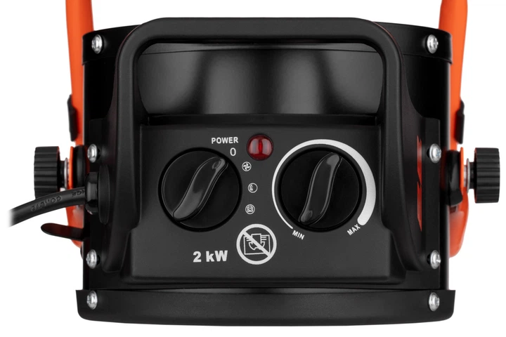 Тепловая пушка электрическая для дома 2E Ceramic AHC2000 2кВт 20 м² black (SHiz15904) - изображение 5