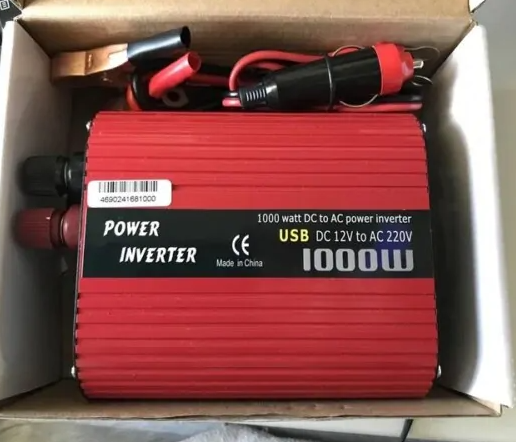 Інвертор з модифікованою синусоїдою, потужністю 1000Вт зі здвоєним USB-портом, DC-AC, 12-220V - зображення 3