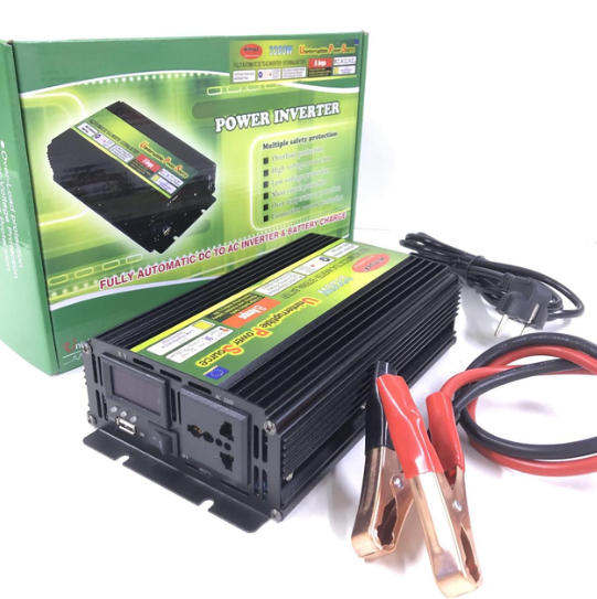 Перетворювач напруги інвертор 3200W, 12/220V, із зарядним пристроєм 8 Аmps, інвертор для авто і дому - зображення 5