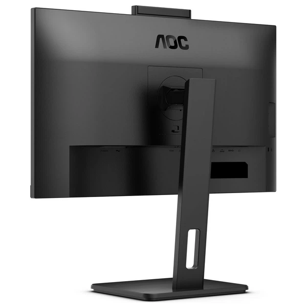 Монітор 27" AOC Q27P3CW, QHD, IPS, 75Hz, 2xHDMI, DP, USB-C, RJ-45, USB-hub, webcam, HAS, Pivot, колонки - зображення 8